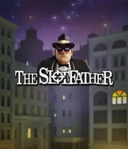 Immerse yourself in the shadowy realm of The Slotfather slot by Betsoft, highlighting a powerful mafia boss standing against a mysterious cityscape. This image captures the dramatic atmosphere of the organized crime, with the boss dressed in a sharp black suit and fedora. Ideal for lovers of gangster-themed games, delivering a thrilling escape. 